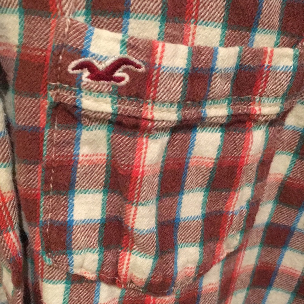 Hollister flannel size small